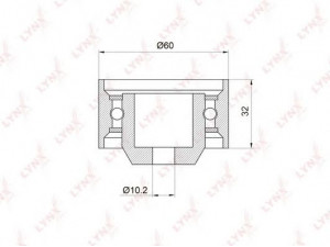 LYNXauto PB-3014 kreipiantysis skriemulys, paskirstymo diržas 
 Diržinė pavara -> Paskirstymo diržas/komplektas -> Laisvasis/kreipiamasis skriemulys
MD121993, MD156604, MD192731, SMD156604