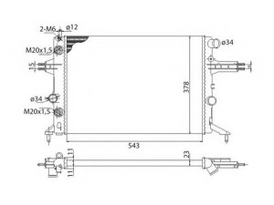 MAGNETI MARELLI 350213112003 radiatorius, variklio aušinimas 
 Aušinimo sistema -> Radiatorius/alyvos aušintuvas -> Radiatorius/dalys
1300187, 1300213, 90570725, 90770726