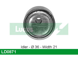 LUCAS ENGINE DRIVE LD0871 įtempiklio skriemulys, paskirstymo diržas
1357936, 1357936-2, 13579362