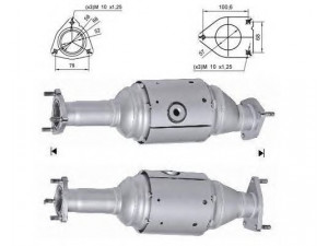 MAGNAFLOW 63008 katalizatoriaus keitiklis 
 Išmetimo sistema -> Katalizatoriaus keitiklis
18160RBBG00