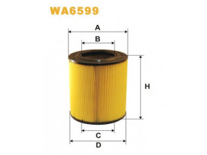 WIX FILTERS WA6599 oro filtras 
 Techninės priežiūros dalys -> Techninės priežiūros intervalai
WL63113Z40