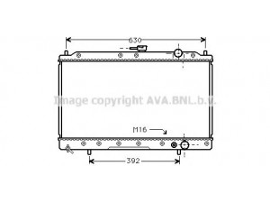 AVA QUALITY COOLING MTA2043 radiatorius, variklio aušinimas 
 Aušinimo sistema -> Radiatorius/alyvos aušintuvas -> Radiatorius/dalys
MB356527