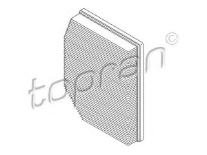 TOPRAN 501 666 oro filtras 
 Techninės priežiūros dalys -> Techninės priežiūros intervalai
1371 7 542 545, 7 542 545
