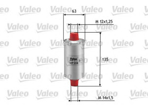 VALEO 587218 kuro filtras 
 Techninės priežiūros dalys -> Papildomas remontas
EDP9059, EDP9095, GFE7009, FS109