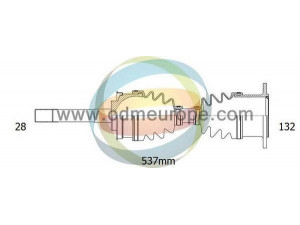 ODM-MULTIPARTS 18-082850 kardaninis velenas 
 Ratų pavara -> Kardaninis velenas
MR 276870