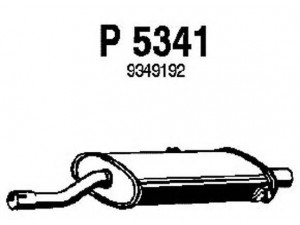 FENNO P5341 vidurinis duslintuvas 
 Išmetimo sistema -> Duslintuvas
9349192