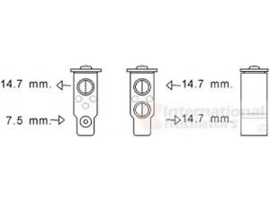 VAN WEZEL 82001384 išsiplėtimo vožtuvas, oro kondicionavimas 
 Oro kondicionavimas -> Vožtuvai
97604-2B000