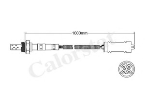 CALORSTAT by Vernet LS140670 lambda jutiklis
11787514926, 11787514927