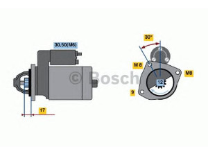 BOSCH 0 986 022 121 starteris 
 Elektros įranga -> Starterio sistema -> Starteris
1140757, 1144505, 1350459, 1368974