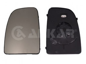 ALKAR 6431922 veidrodėlio stiklas, išorinis veidrodėlis 
 Kėbulas -> Keleivių kabina -> Veidrodėlis
8151 LJ, 71748246