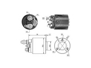 ERA 227511 solenoidinis jungiklis, starteris 
 Elektros įranga -> Starterio sistema -> Solenoidinis jungiklis