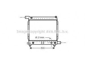 AVA QUALITY COOLING MS2137 radiatorius, variklio aušinimas 
 Aušinimo sistema -> Radiatorius/alyvos aušintuvas -> Radiatorius/dalys
1245005603, 1245008403
