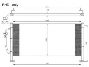 NRF 35401 kondensatorius, oro kondicionierius 
 Oro kondicionavimas -> Kondensatorius
73210FC000