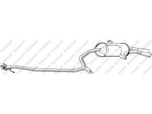 BOSAL 292-189 galinis duslintuvas 
 Išmetimo sistema -> Duslintuvas
28700-23460, 28700-23461, 28700-23462
