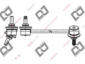 DJ PARTS DL1281 šarnyro stabilizatorius 
 Ašies montavimas/vairavimo mechanizmas/ratai -> Stabilizatorius/fiksatoriai -> Savaime išsilyginanti atrama
54840-2F000, 548402F000
