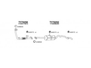 VENEPORTE 700029 išmetimo sistema 
 Išmetimo sistema -> Išmetimo sistema, visa
