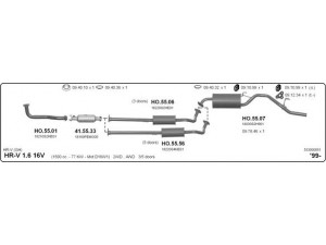 IMASAF 533000051 išmetimo sistema 
 Išmetimo sistema -> Išmetimo sistema, visa