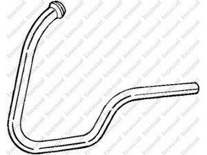 BOSAL 773-903 išleidimo kolektorius 
 Išmetimo sistema -> Išmetimo vamzdžiai
115 490 13 19