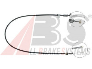 A.B.S. K14768 trosas, stovėjimo stabdys 
 Stabdžių sistema -> Valdymo svirtys/trosai
MB 950336, MR912332