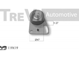 TREVI AUTOMOTIVE KD1118 paskirstymo diržo komplektas 
 Techninės priežiūros dalys -> Papildomas remontas