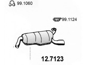 ASSO 12.7123 galinis duslintuvas 
 Išmetimo sistema -> Duslintuvas
46401117