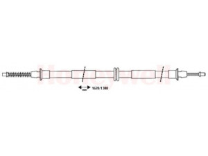 BENDIX 432667B trosas, stovėjimo stabdys 
 Stabdžių sistema -> Valdymo svirtys/trosai
6854705, 7043631