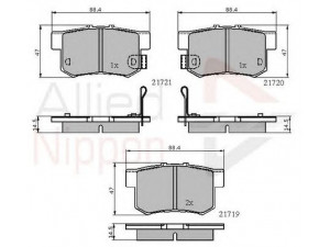 COMLINE ADB3471 stabdžių trinkelių rinkinys, diskinis stabdys 
 Techninės priežiūros dalys -> Papildomas remontas
GBP90331AF, GBP90339, GBP90339AF