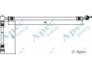 APEC braking HOS4084 stabdžių žarnelė 
 Stabdžių sistema -> Stabdžių žarnelės
9094702C76