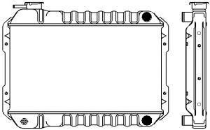 SAKURA  Automotive 1431-0203 radiatorius, variklio aušinimas