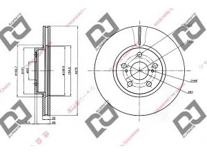 DJ PARTS BD1452 stabdžių diskas 
 Stabdžių sistema -> Diskinis stabdys -> Stabdžių diskas
4351202270, 4351212710