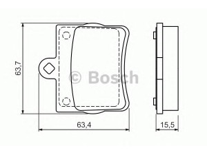 BOSCH 0 986 494 017 stabdžių trinkelių rinkinys, diskinis stabdys 
 Techninės priežiūros dalys -> Papildomas remontas
002 420 51 20, A 002 420 51 20