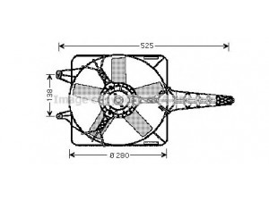 AVA QUALITY COOLING FT7501 ventiliatorius, radiatoriaus 
 Aušinimo sistema -> Oro aušinimas
7606545