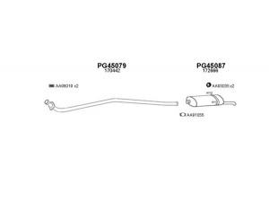 VENEPORTE 450325 išmetimo sistema 
 Išmetimo sistema -> Išmetimo sistema, visa