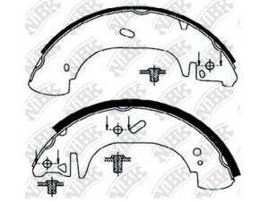NiBK FN0543 stabdžių trinkelių komplektas 
 Techninės priežiūros dalys -> Papildomas remontas