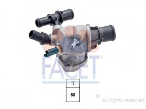 FACET 7.8581 termostatas, aušinimo skystis 
 Aušinimo sistema -> Termostatas/tarpiklis -> Thermostat
46813029