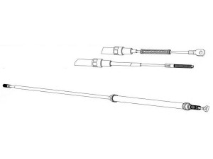 KAWE BW02111 trosas, stovėjimo stabdys 
 Stabdžių sistema -> Valdymo svirtys/trosai
34411153582, 34411158421, 34411158423