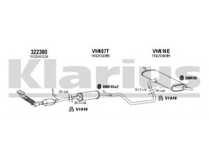 KLARIUS 931259U išmetimo sistema