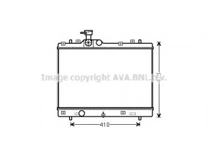 AVA QUALITY COOLING SZ2137 radiatorius, variklio aušinimas 
 Aušinimo sistema -> Radiatorius/alyvos aušintuvas -> Radiatorius/dalys
1770069L00, 1770069L20