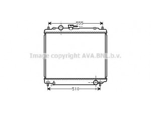 AVA QUALITY COOLING MT2109 radiatorius, variklio aušinimas 
 Aušinimo sistema -> Radiatorius/alyvos aušintuvas -> Radiatorius/dalys
MB340052, MB890956