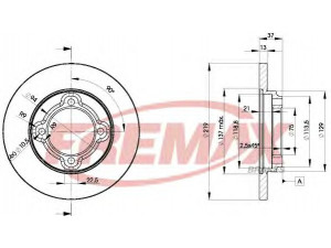 FREMAX BD-3252 stabdžių diskas 
 Stabdžių sistema -> Diskinis stabdys -> Stabdžių diskas
DA01-33-251, KK150-33-251, MDA01-33-251
