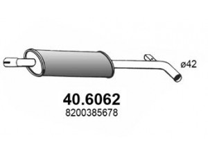 ASSO 40.6062 vidurinis duslintuvas 
 Išmetimo sistema -> Duslintuvas
8200385678