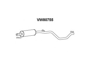 VENEPORTE VW80755 priekinis duslintuvas
3C0253209D, 3C0253209E, 3C0253209H