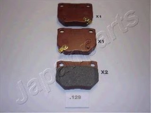 JAPANPARTS PP-129AF stabdžių trinkelių rinkinys, diskinis stabdys 
 Techninės priežiūros dalys -> Papildomas remontas
44060-04U86, 26696FA020, 26696FE070