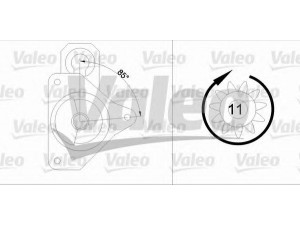 VALEO 458176 starteris 
 Elektros įranga -> Starterio sistema -> Starteris
A0041519401, A0041519501