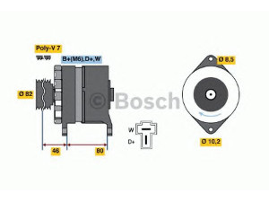 BOSCH 9 120 334 139 kintamosios srovės generatorius
77300096 0