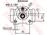 TRW BWF311 rato stabdžių cilindras 
 Stabdžių sistema -> Ratų cilindrai
9948195, 9948195