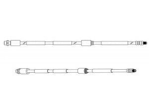 CEF 514505 stabdžių žarnelė 
 Stabdžių sistema -> Stabdžių žarnelės
34306778260, 34306788436, 34306853743