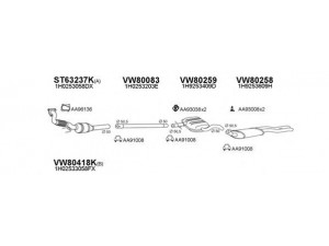 VENEPORTE 800076 išmetimo sistema 
 Išmetimo sistema -> Išmetimo sistema, visa