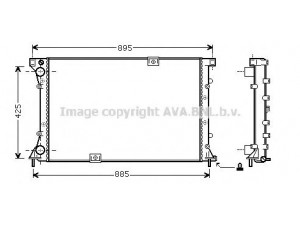 AVA QUALITY COOLING RTA2313 radiatorius, variklio aušinimas