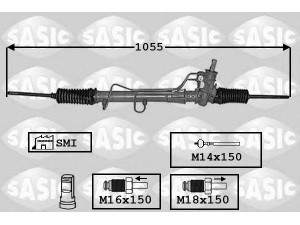 SASIC 7006124 vairo pavara 
 Vairavimas -> Vairo pavara/siurblys
7701435644, 7711134512, 8200033765